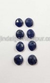 Blue Sapphire Rose Cut Slices